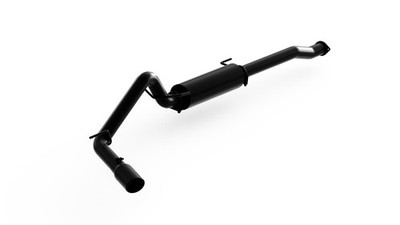 MBRP Cat Back Single Side Exit Blk Exhaust System Fits 2016 Toyota Tacoma 3.5L