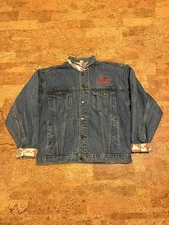 Vintage Y2K Planet Hollywood Denim Jack San Francisco Size:XL