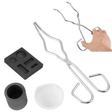 4-teiliges Set Schmelzofen für Metall, Graphittiegelset, Brennofen, Enthält B...