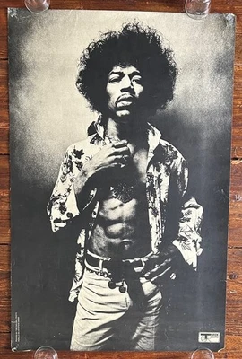 JIMI HENDRIX. TRACK RECORDS. PROMOTIONAL POSTER. 1967. DONALD SILVERSTEIN OA 502 - Image 1 of 4