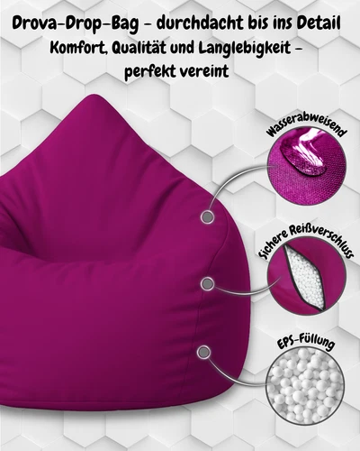 PatchHome Sitzsack XL- Jumbo Sitzkissen Bodenkissen Kinder und Erwachsene - Bild 187 von 203