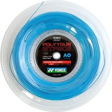 Yonex Poly Tour Strike 120 Tennis String, 240m Roll, Blue 002 , PTST1202