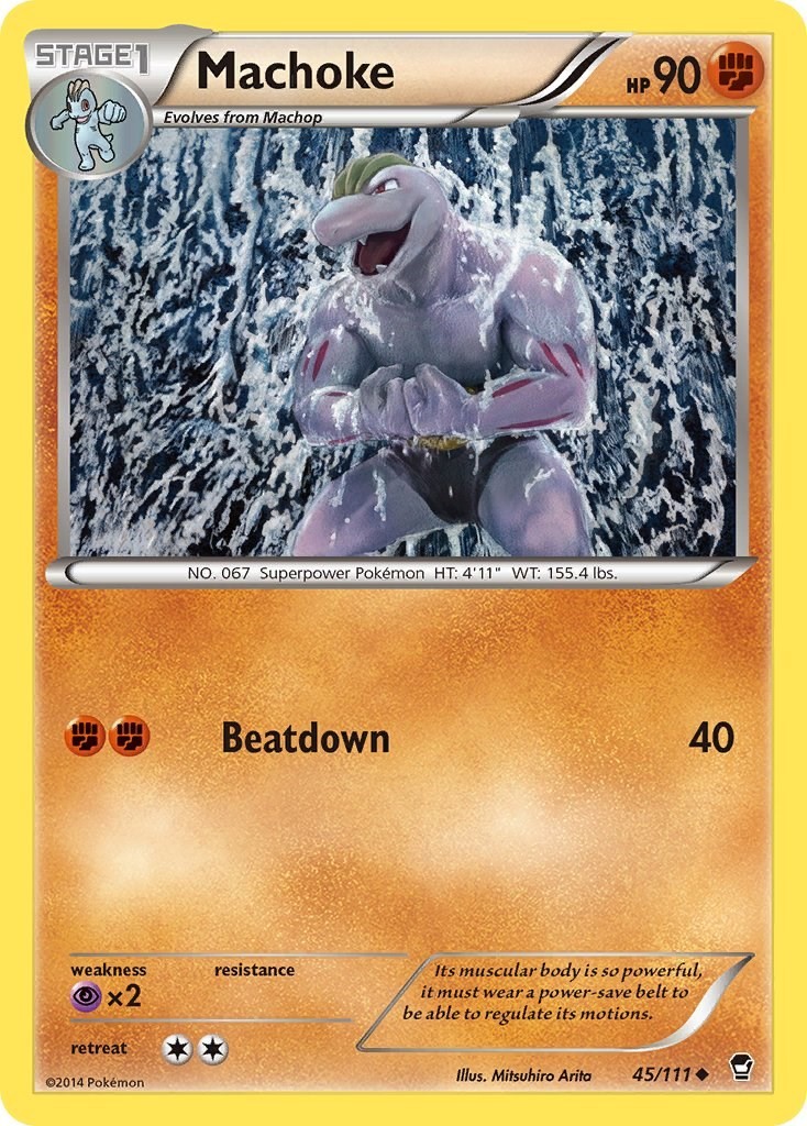 Machoke - [FFI - 45/111] - Reverse Holofoil - Uncommon - Pokemon - EN