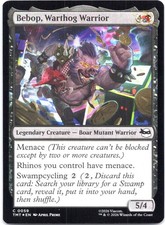 Bebop, Warthog Warrior 0059 Teenage Mutant Ninja Turtles MTG Foil NM