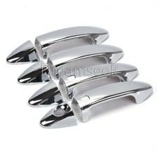 For Ford Ecosport Fiesta 2013-2022 Chrome Door Handle Cover Trim W Smart Keyhole