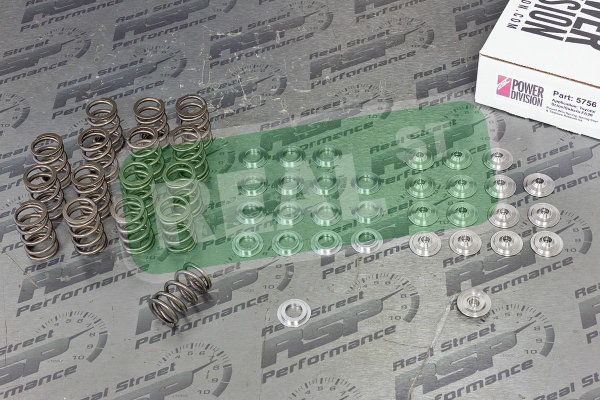 GSC Single Valve Springs Titanium Retainer Kit Fits BRZ FRS 13+ WRX 15