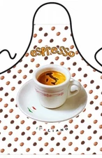 Italian Espresso Apron, Made in Italy
