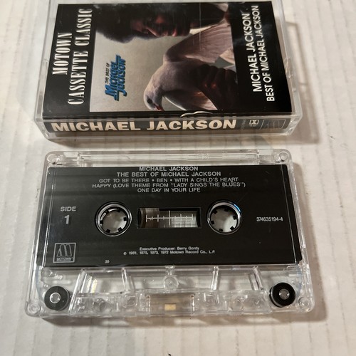 Vintage RARE - The Best of Michael Jackson Cassette Tape - Motown Stereo - Picture 7 of 8