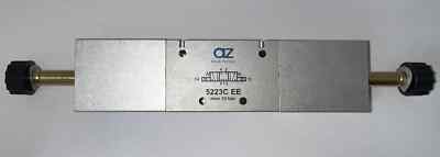 AZ Pnuematica - 5223C EE -5/3 1/4'' closed centres pneumatic Valve solenoid INCLU
