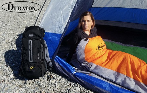 DURATON Mummy Sleeping Bag 20 Degree Weather, Lightweight with Compression Sack - Picture 13 of 31