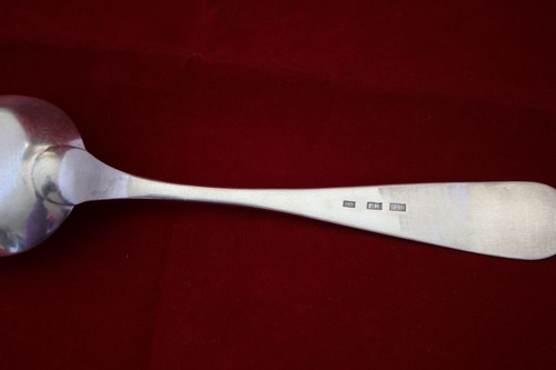 Sterling Shell Leaf 8 1/2" Tablespoon (Serving) 13t CH Maker (1856) 55g - Picture 9 of 16