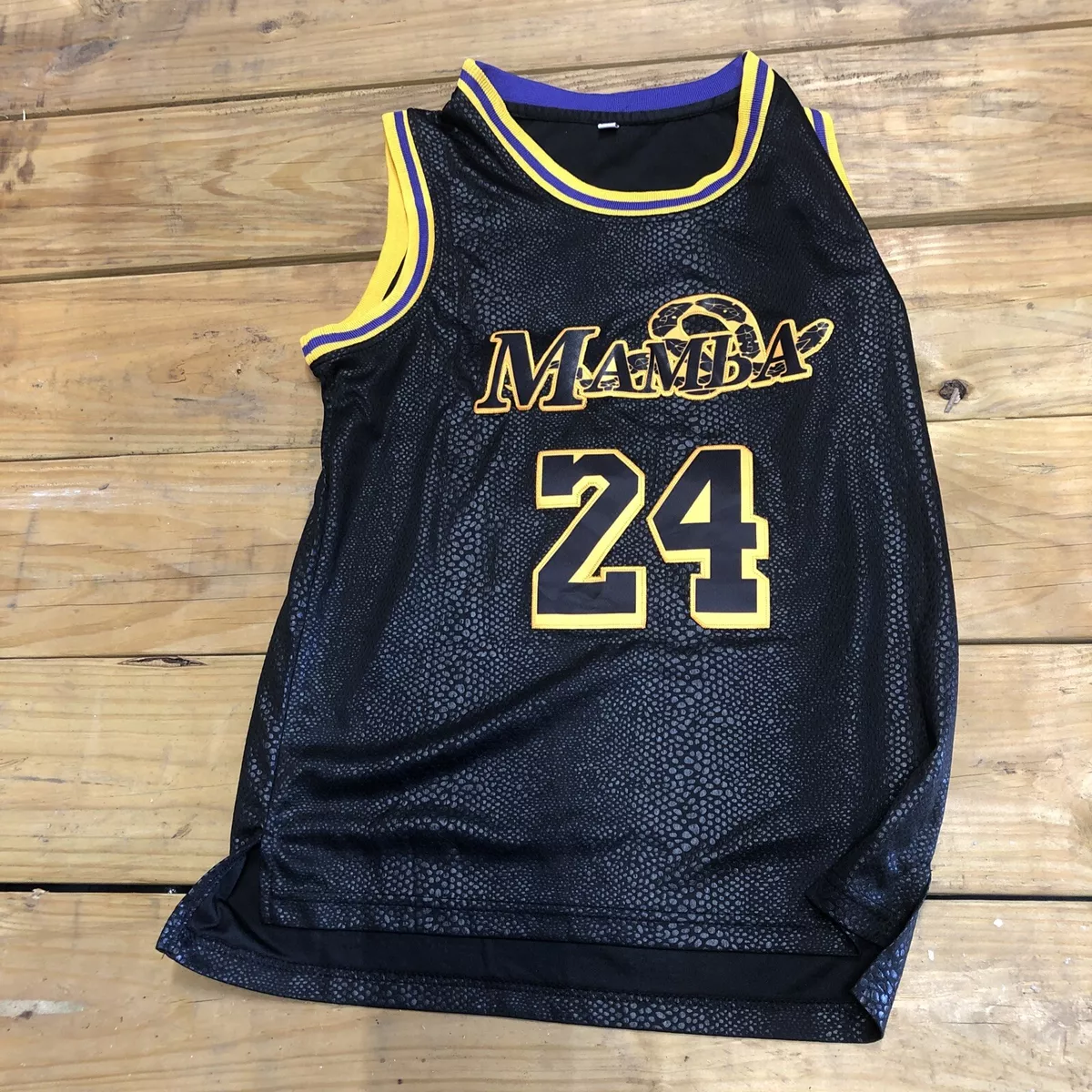 Kobe Bryant Stitched Jersey Men's Pro Basketball Jersey Black Mamba Edition  