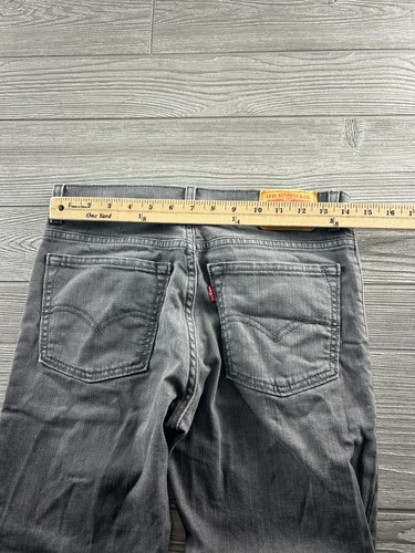 LEVIS 510 Jeans Kids SIZE 16 REG 28X28 Gray Skinny Leg Cotton Blend - Picture 6 of 9
