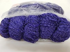 wolle zum stricken-Häkelgarn lila/blau 500gr strickwolle effektgarn meliert |j04
