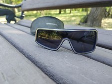 Diesel Sunglasses Exclusive Smile Style Vintage Blue sunglasses Frames Dl0056