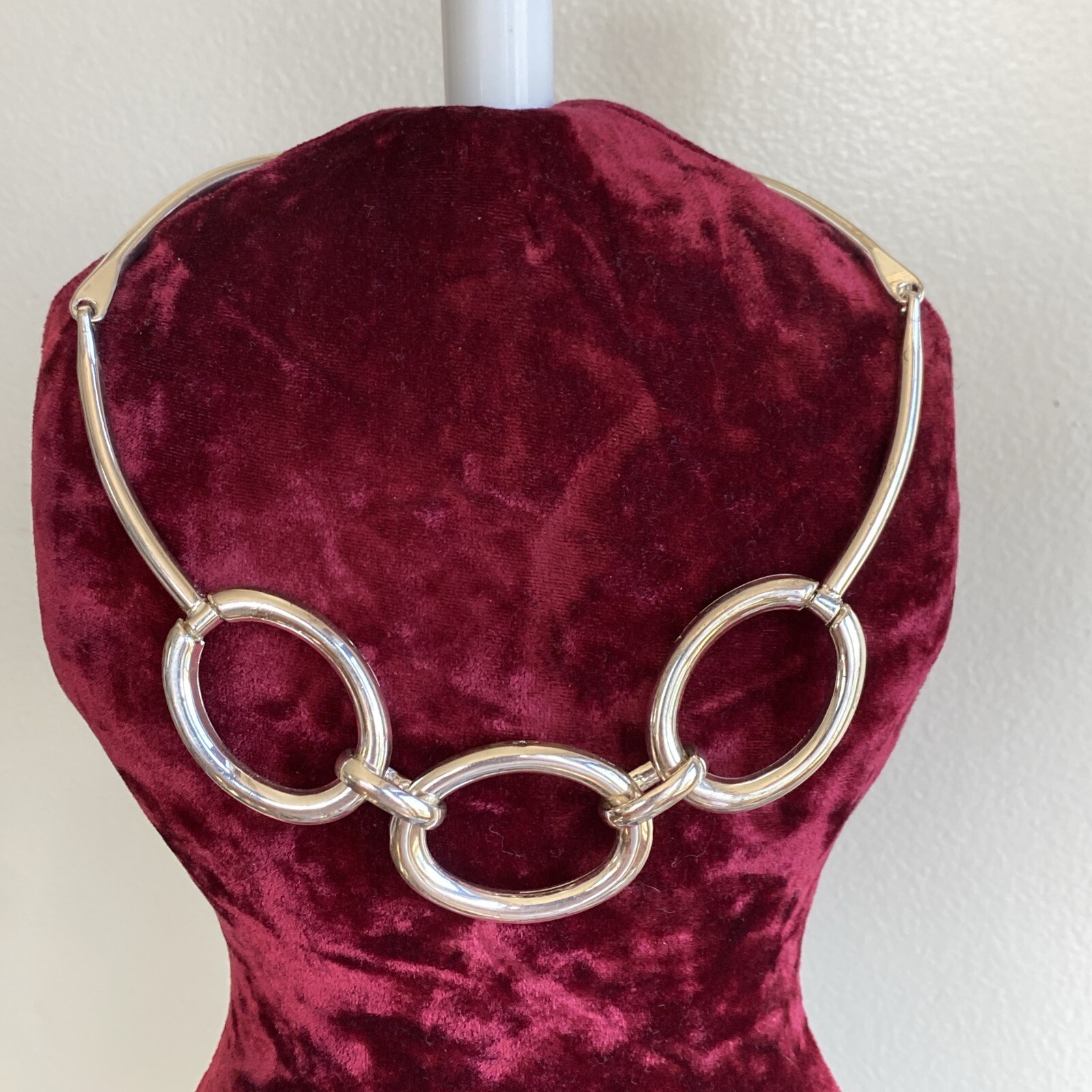 Best Signed Silver plated Circular Modernist Stat… - image 1