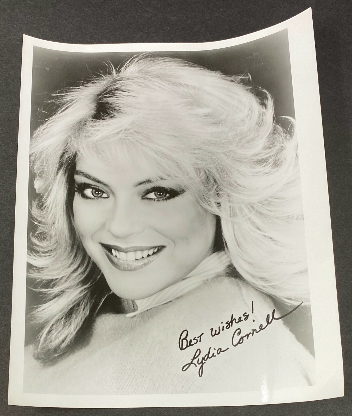 LYDIA CORNELL SIGNED 8x10 B&W PHOTOGRAPH TOO CLOSE FOR COMFORT | eBay