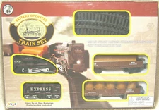 DOLGEN CORP BATTERY OPERATED TRAIN SET W/ LIGHT & INTELLIGENT SOUND BY ANKY NICE