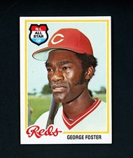George Foster 1978 Topps - Cincinnati Reds #500 EX-MT+