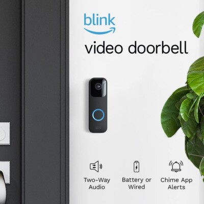 Blink Video Doorbell Two-Way Audio HD Video Motion Chime Security