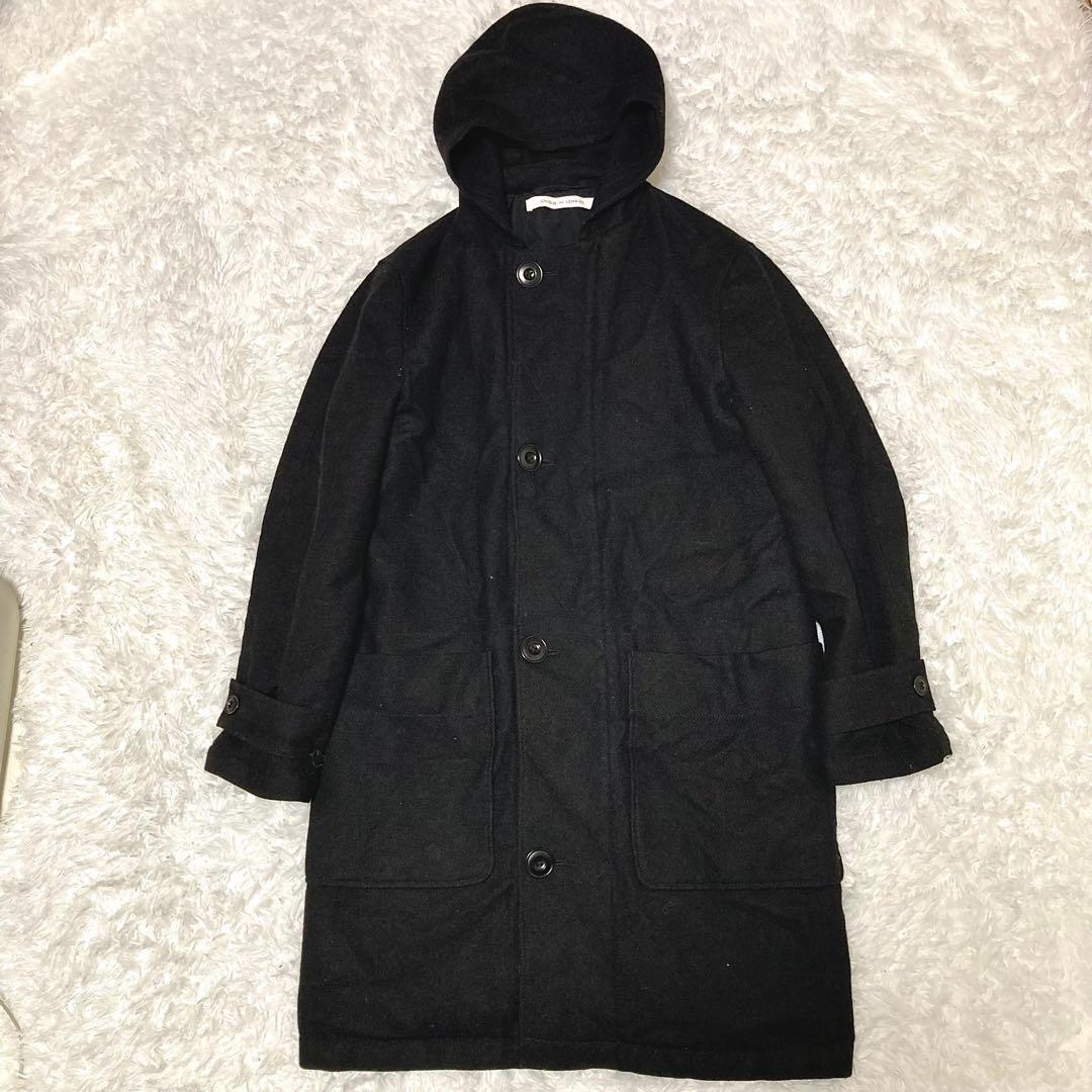 UNIQLO AND LEMAIRE Wool Blend Coat Men Japan M Size/US S Size Black