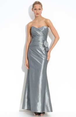 stiff satin dress Silky Satin Midi Steele