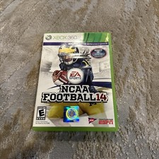 Case and Manual Only NO GAME NCAA Football 14 Xbox 360 Authentic