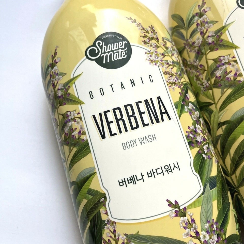 Lot 2x New Korean Shower Mate VERBENA Body Wash K-Beauty Lemon 42oz | eBay