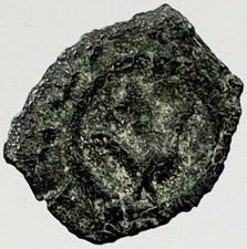 80BC Biblical Jerusalem Widow's Mite ALEXANDER JANNAEUS Coin HENDIN 1153 i120804