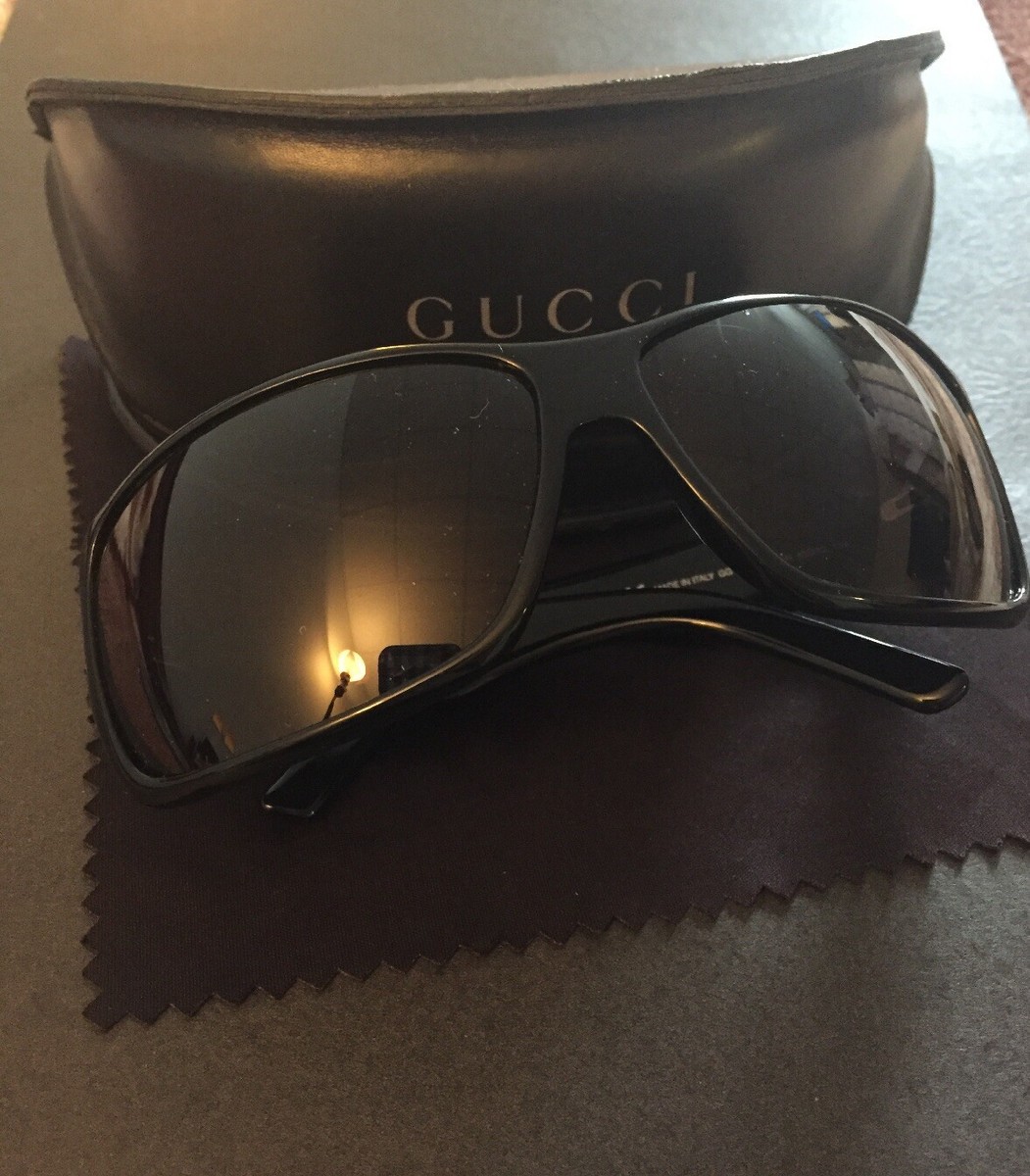 Authentic GUCCI Black Logo Sunglasses GG1548/S 807BN Size 63 12