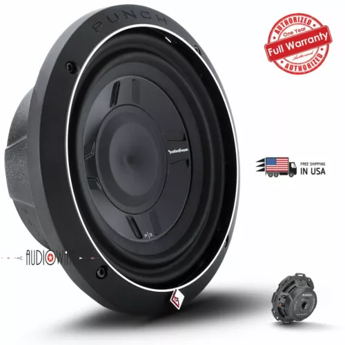 Rockford Fosgate P3SD2-8 300W 8" Dual DVC Shallow Mount 2-Ohm Slim Subwoofers