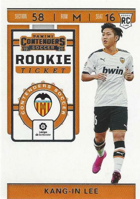 2019-20 Panini Chronicles Contenders Soccer Rookie Ticket