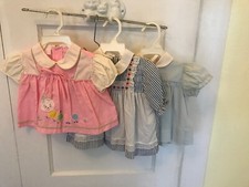 Vintage Lot Of 6-9 Month Baby Dresses