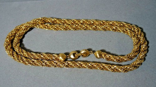 TWISTED ROPE CHAIN NECKLACE 29 
