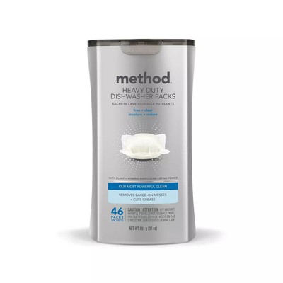 Method Auto Dish Heavy Duty Dishwasher Packs - 30oz/46ct