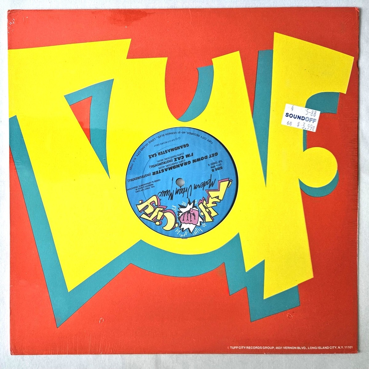 1987 - GRANDMASTER CAZ - GET DOWN GRANDMASTER / I
