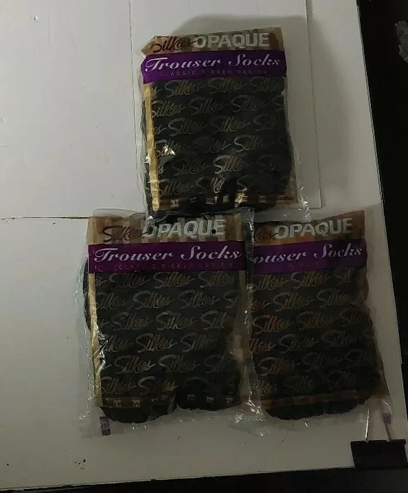 Lote 3 Pack De Colección Silkies Pantalón Opaco Calcetines Color Negro #91028 Talla Única Para Todos Foto 2 de 2