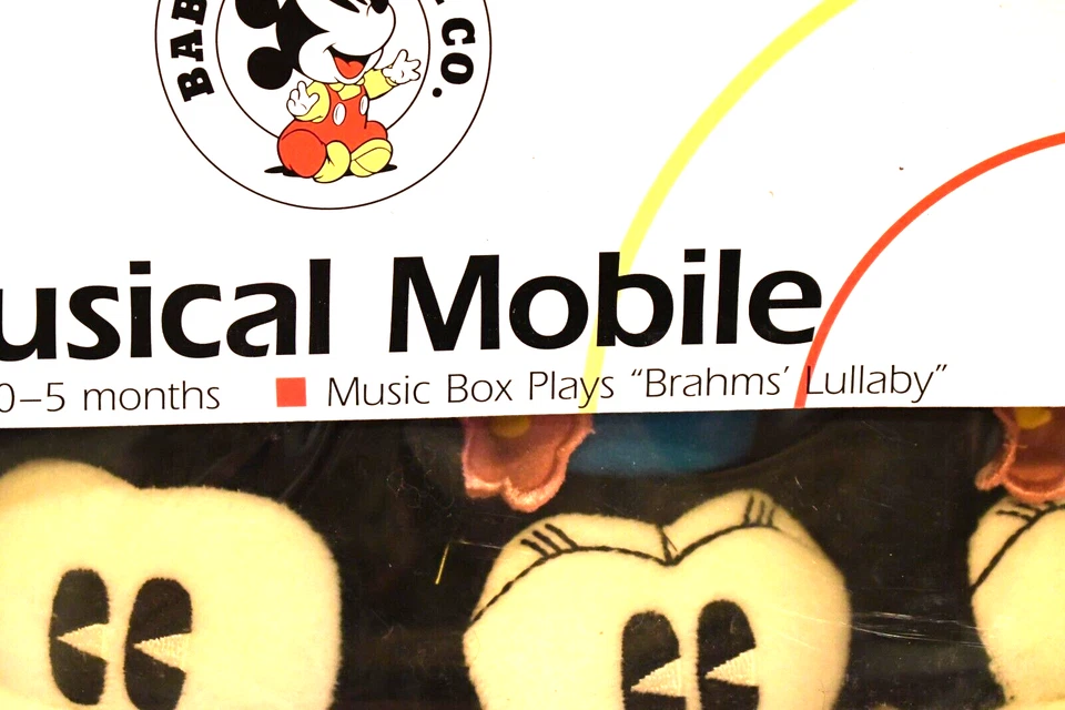 VTG New in Box Musical Mobile Disney Baby Mickey & Co. Mickey & Minnie Mouse HTF - Image 3 of 4