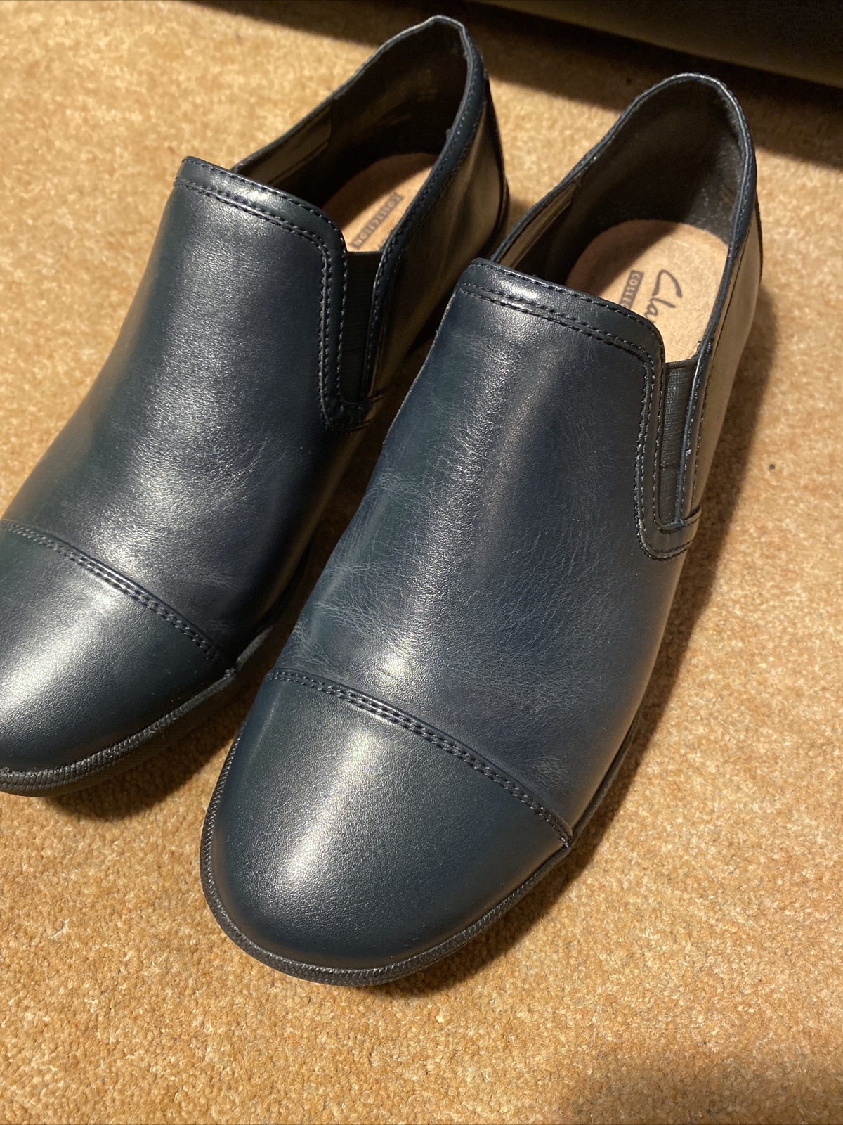 Clarks Ladies Shoes Size 5 Navy Clarks Collection Free Delivery eBay