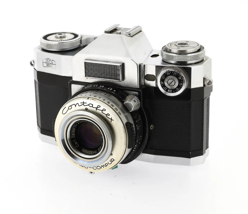Zeiss Ikon: Contaflex Super (10.1271) + Carl Zeiss Tessar 50 mm 2.8 - Photo 2/4
