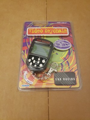 Manley Toy Quest Car Racing Virtual Video Keychain Electronic Games Vtg ''New''