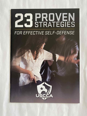 23 Proven Strategies For Effective Self-Defense - USCCA booklet paper back GOOD