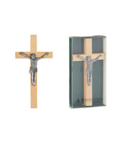 Wooden Wall Crucifix 6" Cross New in Box Christian Catholic Home D cor Gift