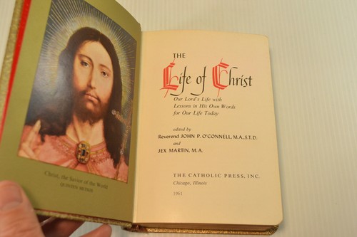 The Life of Christ Lessons in His Own Words Catholic Press Bible Vintage 1961 - Picture 4 of 6