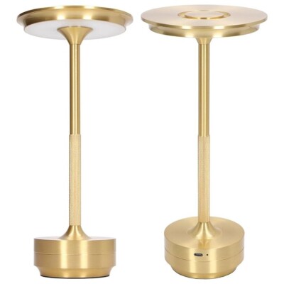 Dimmbar Tragbare LED Tischlampe Table Lamp wiederaufladbare Nachttischlampe Bar