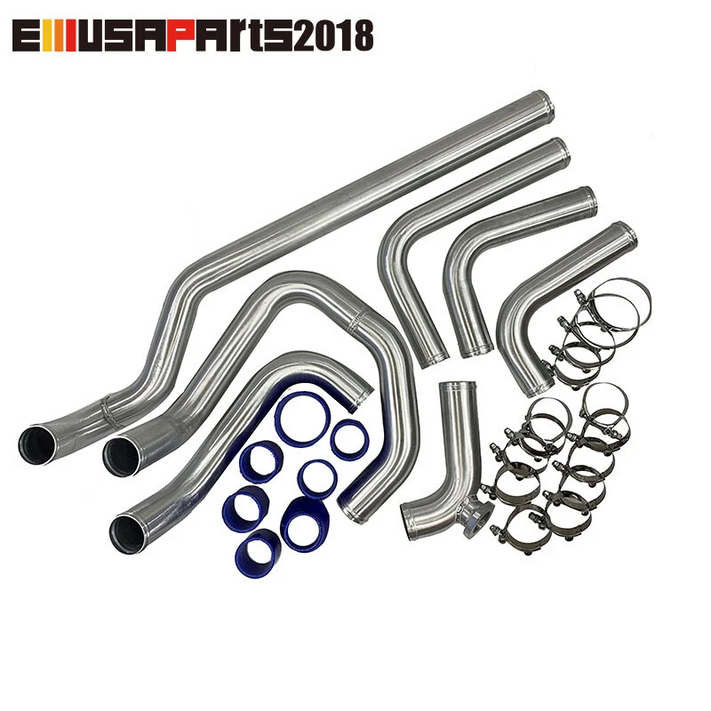 Комплект трубопроводов интеркулера + Т-образные болтовые зажимы + силиконовая муфта для 02–06 RSX тип S - Изображение 2 из 4