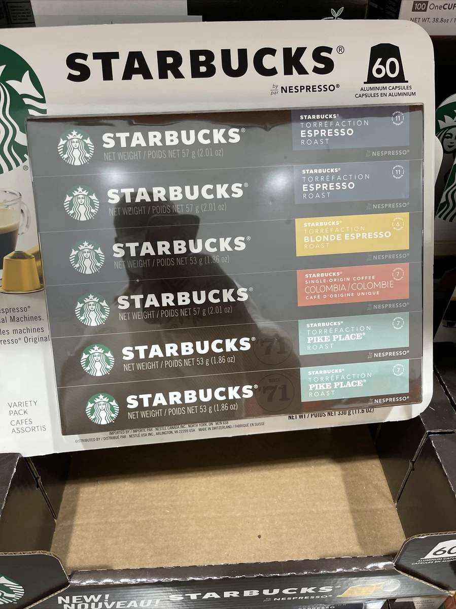 Starbucks Nespresso Variety 60 pack