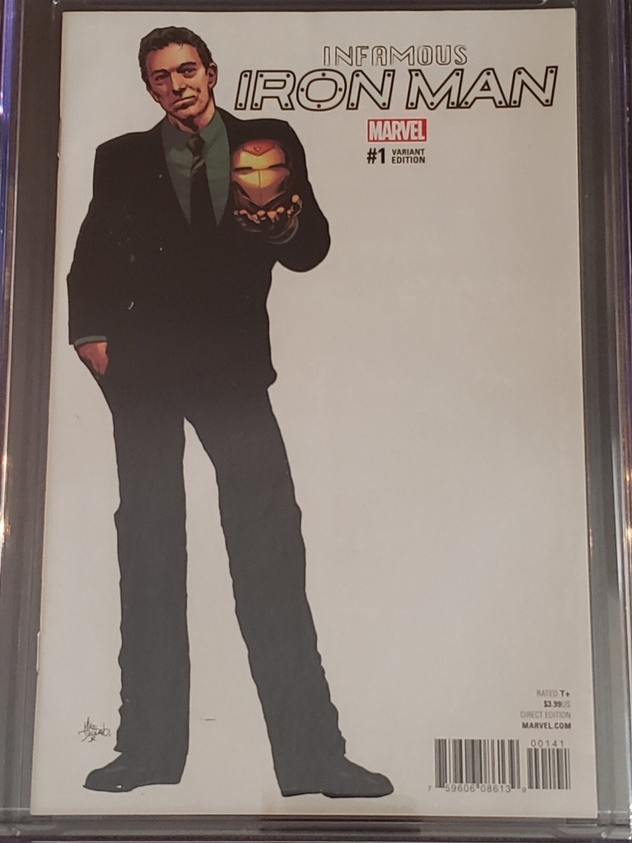 INFAMOUS IRON MAN #1 アメコミリーフ Infamous Iron Man # 1 (CGC 9.8) - Deodato 1:10 Variant - 1st A.I.