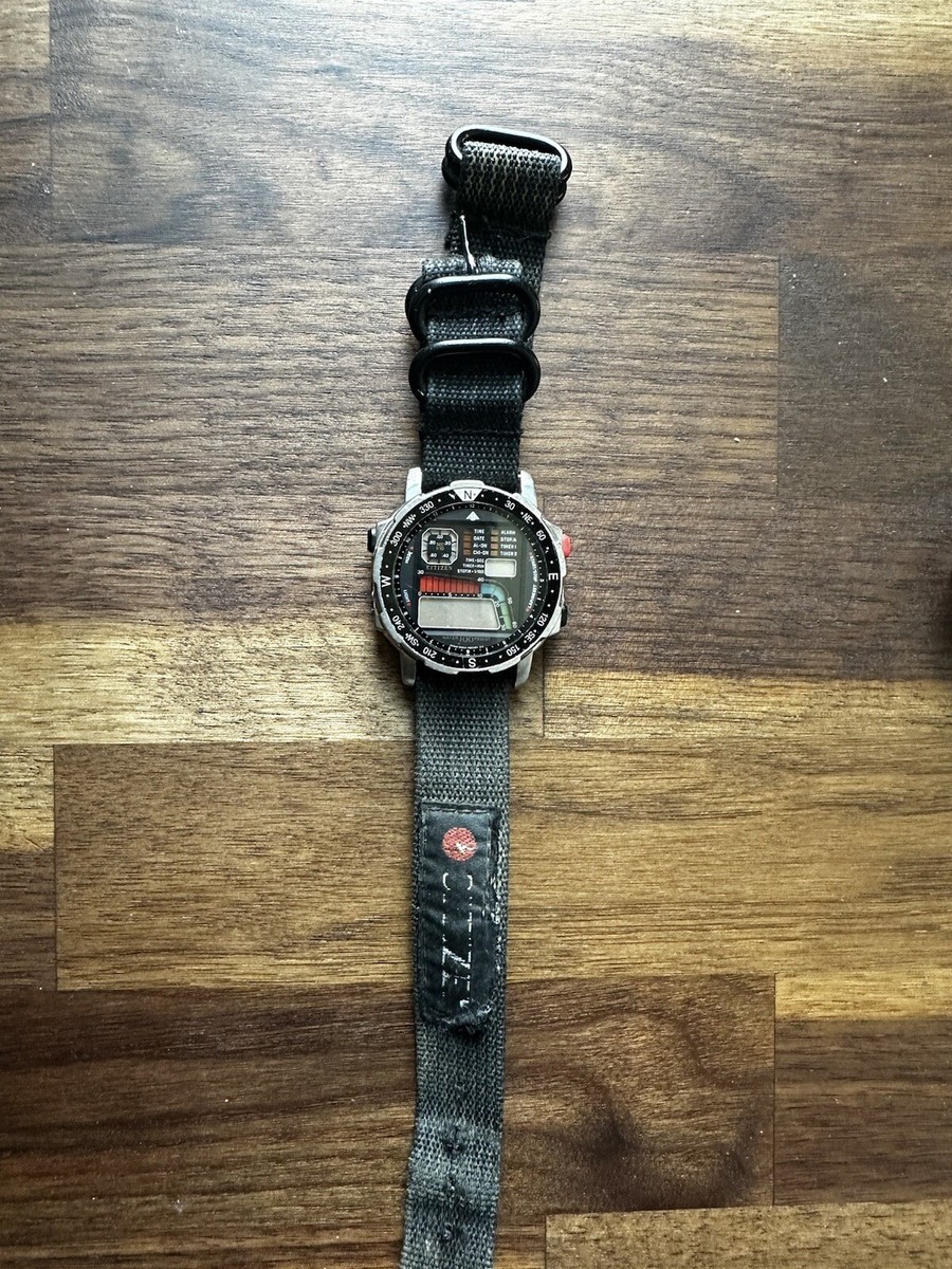 Vintage Citizen Digital Windsurfing Watch DO60-086970TA Unisex | eBay