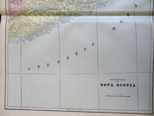 Nova Scotia Halifax Truro 1887-90 Cram scarce large detailed two sheet map - Picture 4 of 7